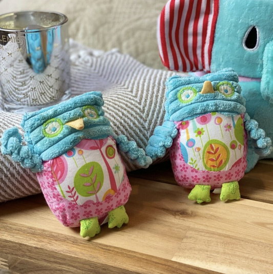 Owl Rattle Toy (Set of 2)